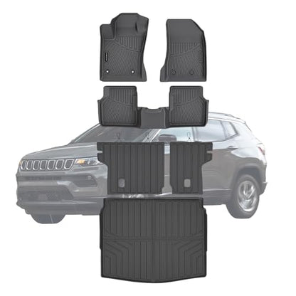 TPE Floor Mats & Cargo Liner for Jeep Compass 2017