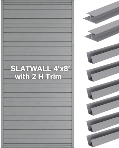 Slat Wall Paneling Garage Wall Organizer