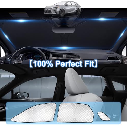 8pcs Thicken Sun Shades for Lexus RX 2023 (8 Count)