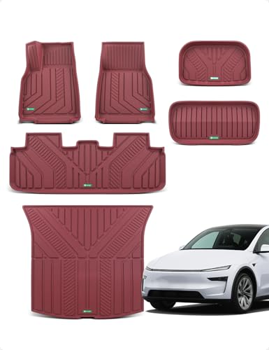 Automotive Floor Mats for Tesla Model Y Juniper 2025 2026 (6 Count)