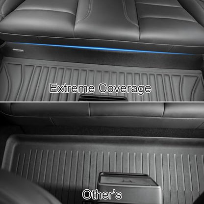 Extreme Coverage Tesla Model 3 Floor Mats 2025 2024 Premium Design Custom Fit 100% Eco