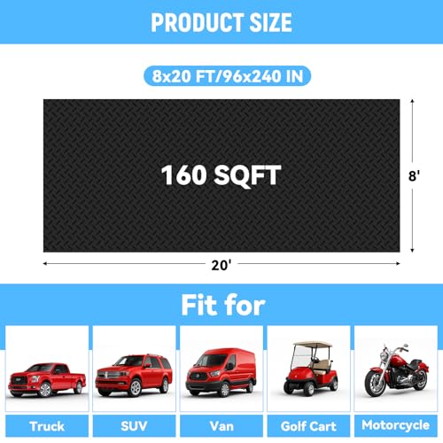 8x20 FT Garage Floor Mat