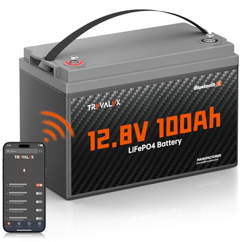 12V 100Ah LiFePO4 Lithium Battery with Bluetooth