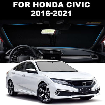 Foldable Front Windshield Sunshade fit for Honda Civic 2016