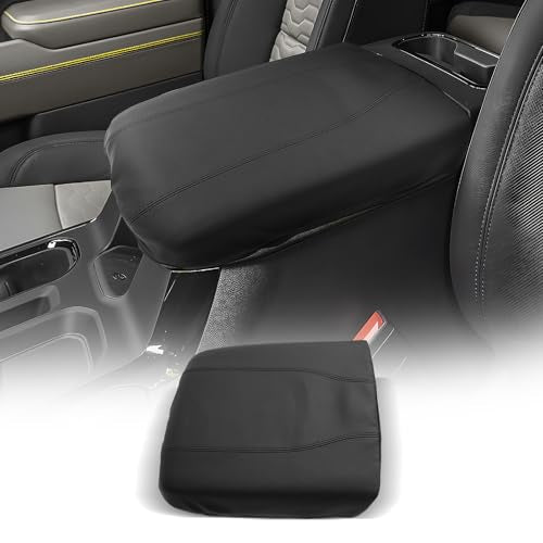 for Chevrolet Silverado EV 2024 2025 2026 Center Console Cover Armrest Box Cover for Chevy Silverado EV