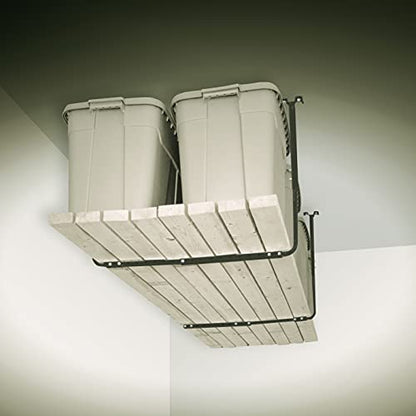 Adjustable Garage Ceiling Mount Storage Rack Kit