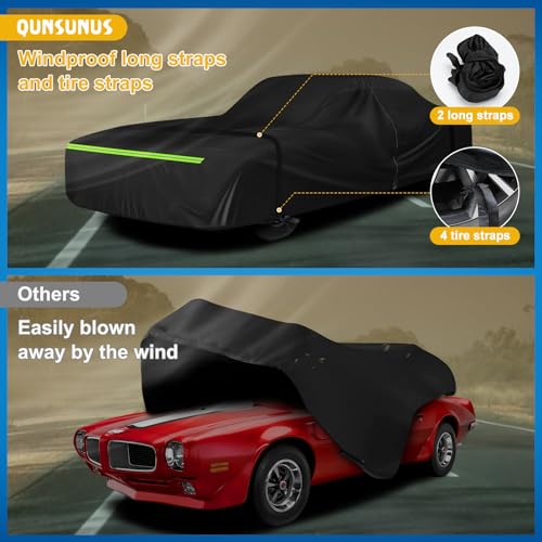 QUNSUNUS Car Cover for Pontiac Firebird and Trans Am 1967