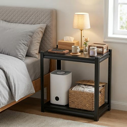 Garage Shelving Side Table Adjustable Metal Storage Shelves