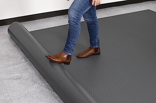 Small Coin Pattern Vinyl Garage Flooring Mat