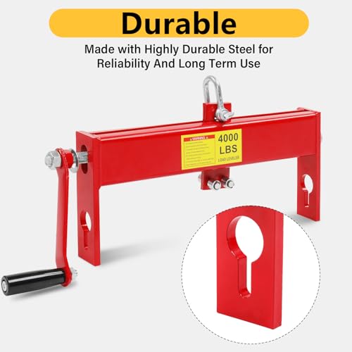 4000lbs Engine Leveler Steel Engine Hoist Shop Crane Engine Load Leveler