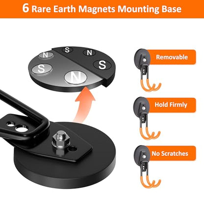 Strong Magnetic Hooks Heavy Duty (4 Count)