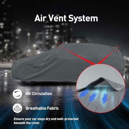DaShield Ultimum Series Car Cover for Cadillac Series 75 1941 All Weather Protection Semi Custom Fit Dust