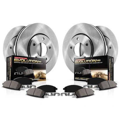 Z17 Replacement Brake Pad & Rotor Kit Front & Rear KOE4104