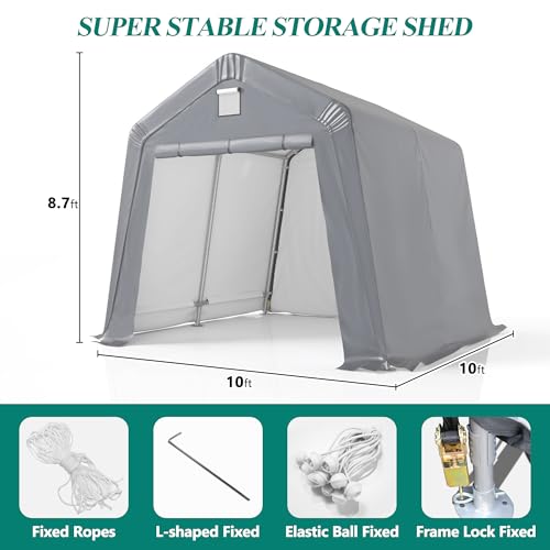 10' x 10' Outdoor Storage Shelter