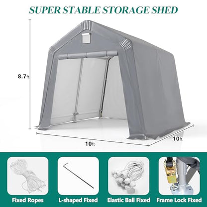 10' x 10' Outdoor Storage Shelter