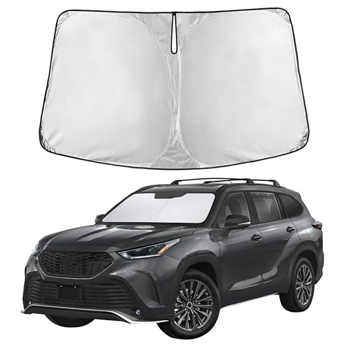 Windshield Sunshade Compatible for Toyota Highlander 2020