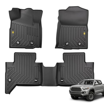 JustFit™ 3D All Weather Floor Mats for Toyota Tacoma 2016