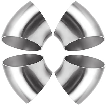 4 Pack 2.5 Inch 45 Degree Exhaust Elbow Pipe