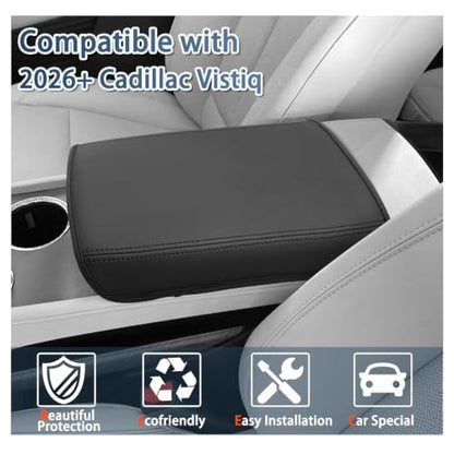 Armrest Console Cover Compatible with 2026 2027 Cadillac Vistiq Center Console Cover Armrest Pad