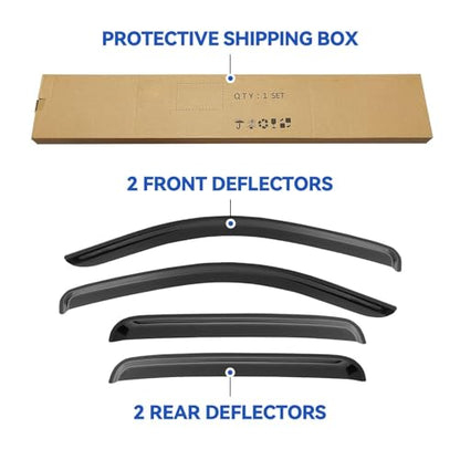 Window Visors Rain Guards for 2005