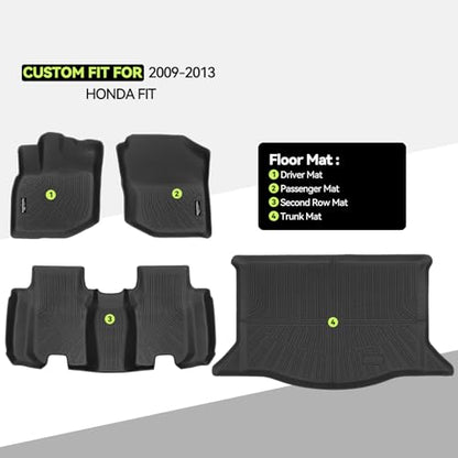 All Weather TPE Floor Mat Set for 2009