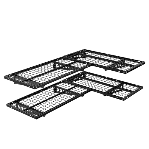4 Pack 2x4ft Corner Wall Shelving Garage Storage Rack (4 Count)