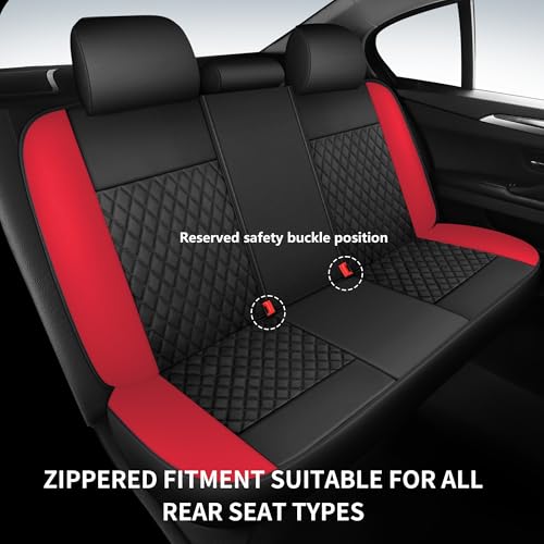 Faux Leather Full Set Car Seat Covers