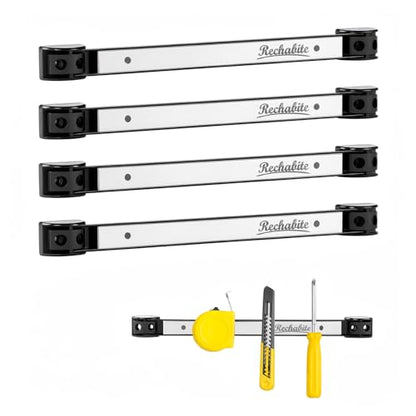 4 Pieces 12" Magnetic Tool Holder Strip (4 Count)