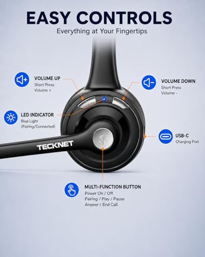 Single Ear Bluetooth Headset