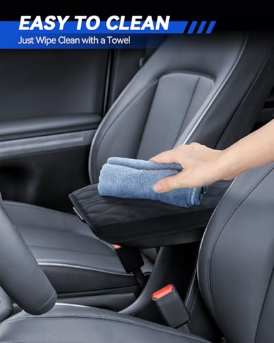Armrest Cover for 2022 2023 2024 Hyundai Ioniq 5 Accessories Center Console Middle Lid Pad Protector for Car Elbow Rest