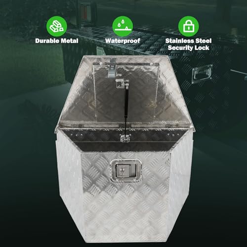 33 Inch Aluminum Diamond Plate Truck Bed Tool Box
