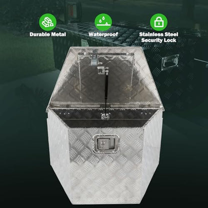 33 Inch Aluminum Diamond Plate Truck Bed Tool Box