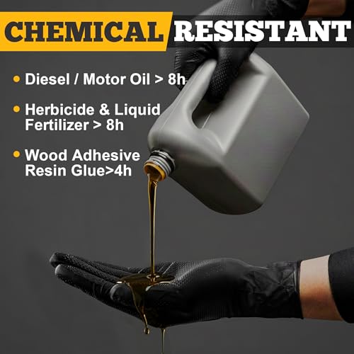 Medium Black Nitrile Gloves (50 Count)