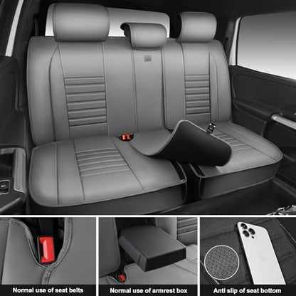 Nappa Leather Car Seat Covers Full Set