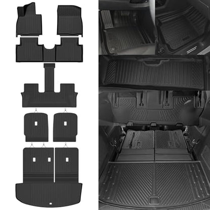 Custom Fit Floor Mats for 2026 Hyundai Palisade Gas 7 Seats