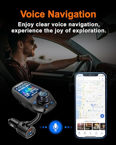 Upgraded Bluetooth FM Transmitter for Car