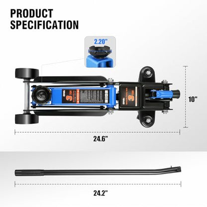 3 Ton Low Profile Floor Jack