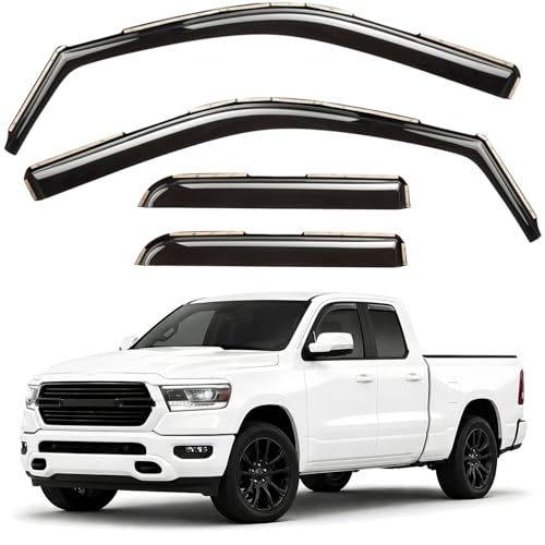 Window Deflectors Smoke Tinted in (4 Count)