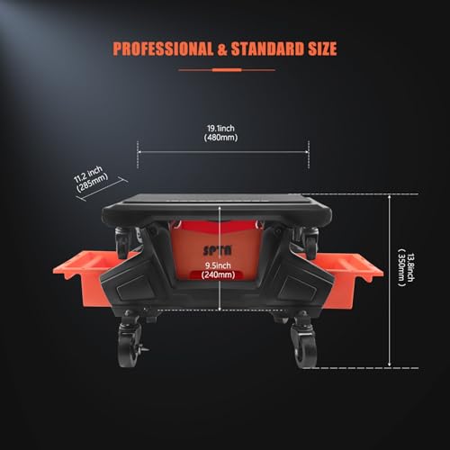 Automotive Mobile Rolling Mechanics Stool