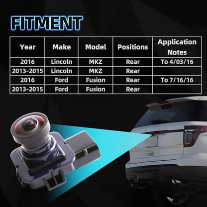 Rear View Backup Camera for Car Compatible with 2013