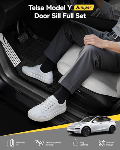 Tesla Model Y Juniper Door Sill Protector 2025 2026 Only for 5 Seat
