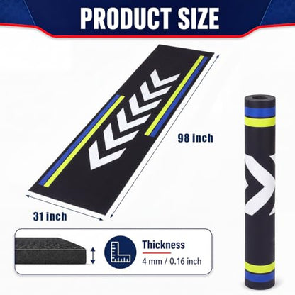 Motorcycle Mat Garage Floor Rug Washable Parking Mats for Garage Floors Non Slip Oil Absorbent Pad Rubber Backing Layer Protects Floor