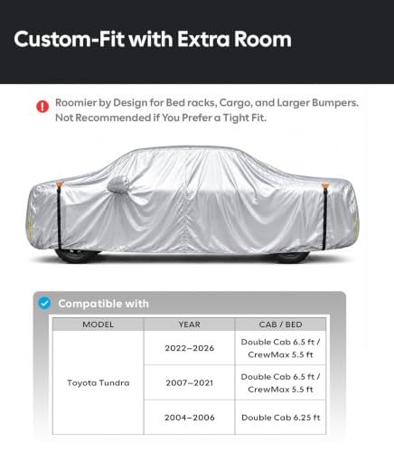 Car Cover for Toyota Tundra 2004