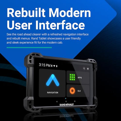 RANDTAB7 7 inch GPS Truck Navigator with Industry's Best Custom Trucking Routes