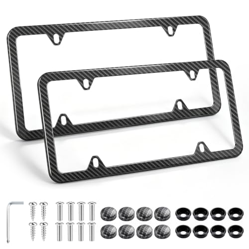 Carbon Fiber License Plate Frames