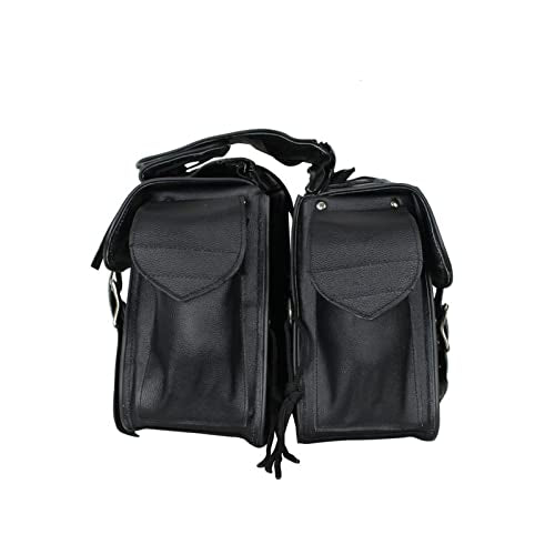 Motorcycle Saddle Bags Leather Motorcycle Luggage Bag with Gun Holsters For Softails Sportsters and Choppers Tool Bags
