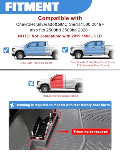 Under Seat Storage Box for 2019