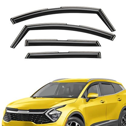 Extra Durable Window Deflectors in (4 Count)