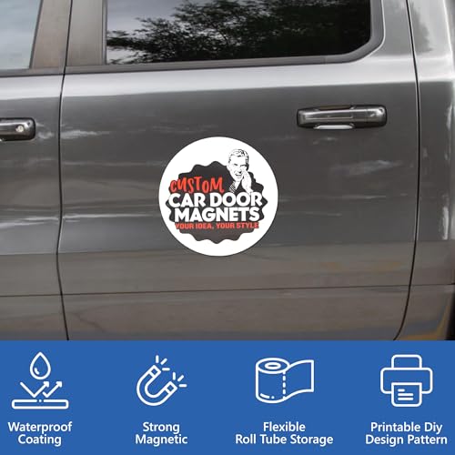 Custom Car Magnet Signs for Advertising and Promotion (2 Count)