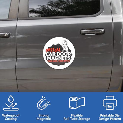 Custom Car Magnet Signs for Advertising and Promotion (2 Count)